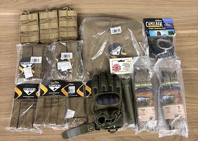A Collection of Condor Tactical Pouches and Outdoor Gear Accessories. A group of contemporary 