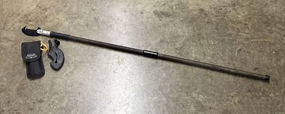 A Zubin Axe Survival Multi-Tool Staff and Interchangeable Attachments. A modular survival system 