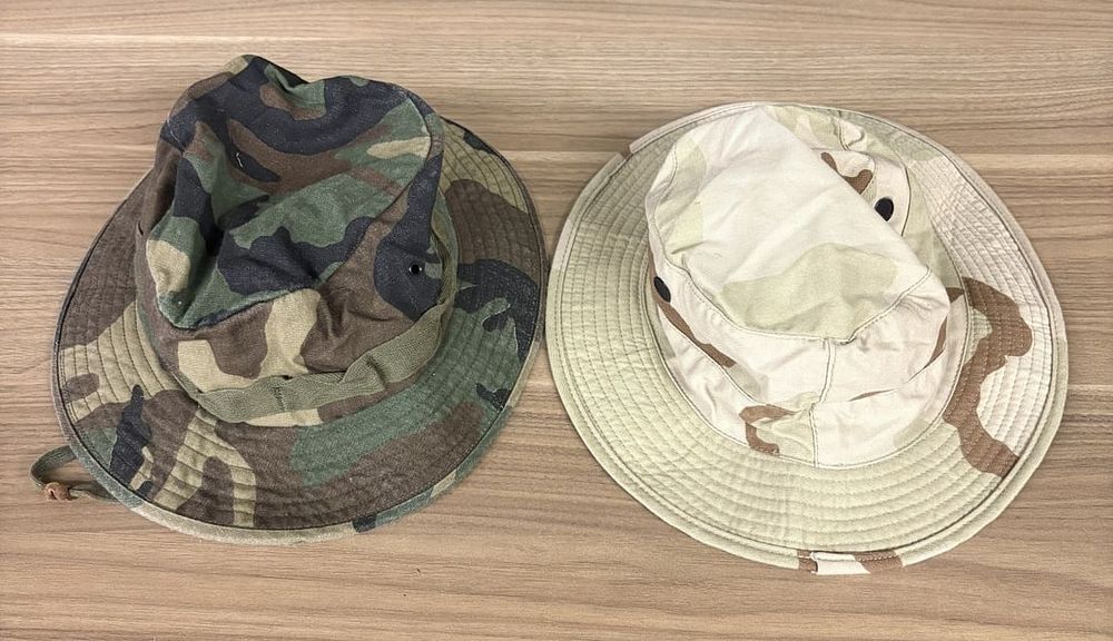 Lot 268: A Pair of Military Style Camouflage Boonie Hats including Tru-Spec Sun Hat