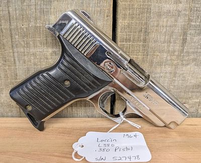 Lorcin Model L380 .380 ACP Semi-Automatic Pistol. This American-made semi-automatic pistol 