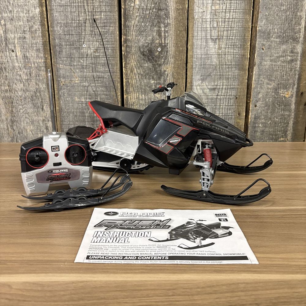 Lot 311: Polaris RUSH Pro-Ride Radio Controlled Snowmobile with Accessories