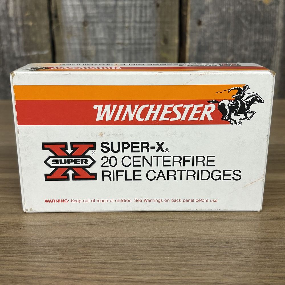 Lot 356: Winchester Super-X 30-06 Springfield 220 Grain Silvertip Rifle Cartridge Box