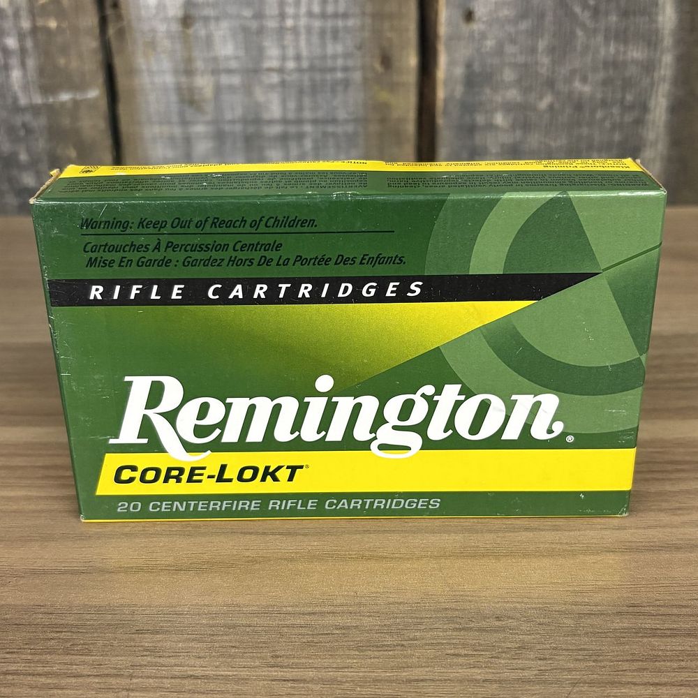 Lot 366: A Box of Remington Core-Lokt 30-06 Springfield Rifle Cartridges