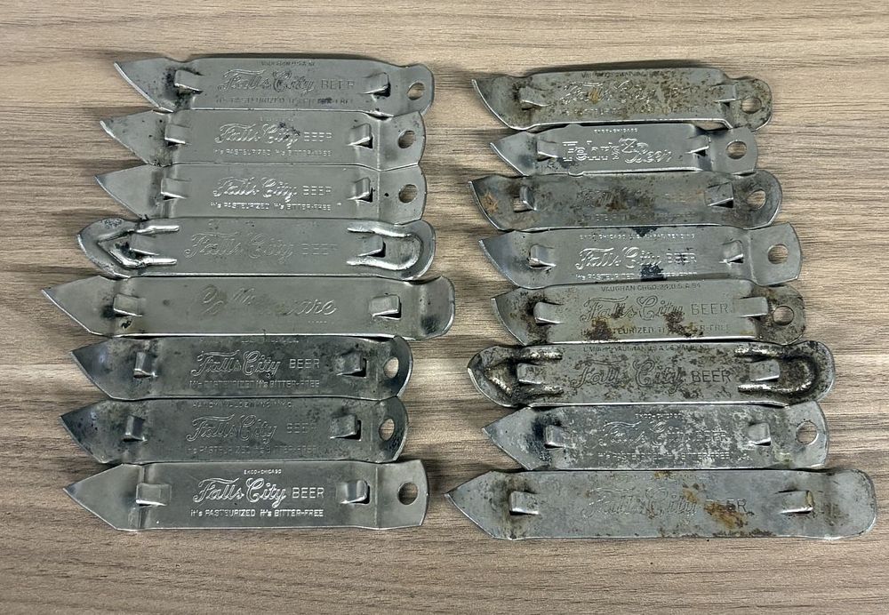 Lot 438: A Collection of American Vintage Steel Advertising Can and Bottle Openers