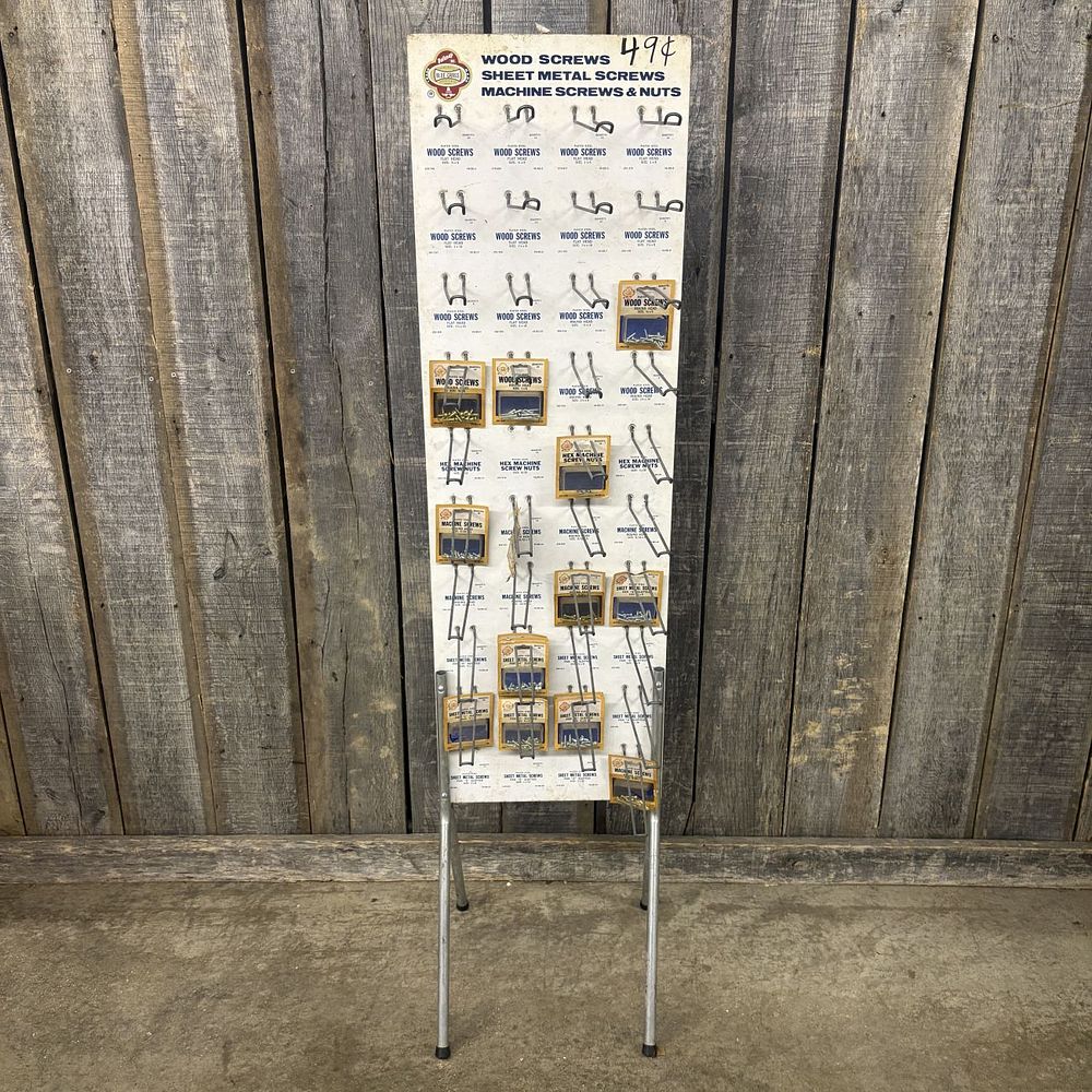 Lot 460: Belknap Blue Grass Hardware Point of Sale Retail Display Stand