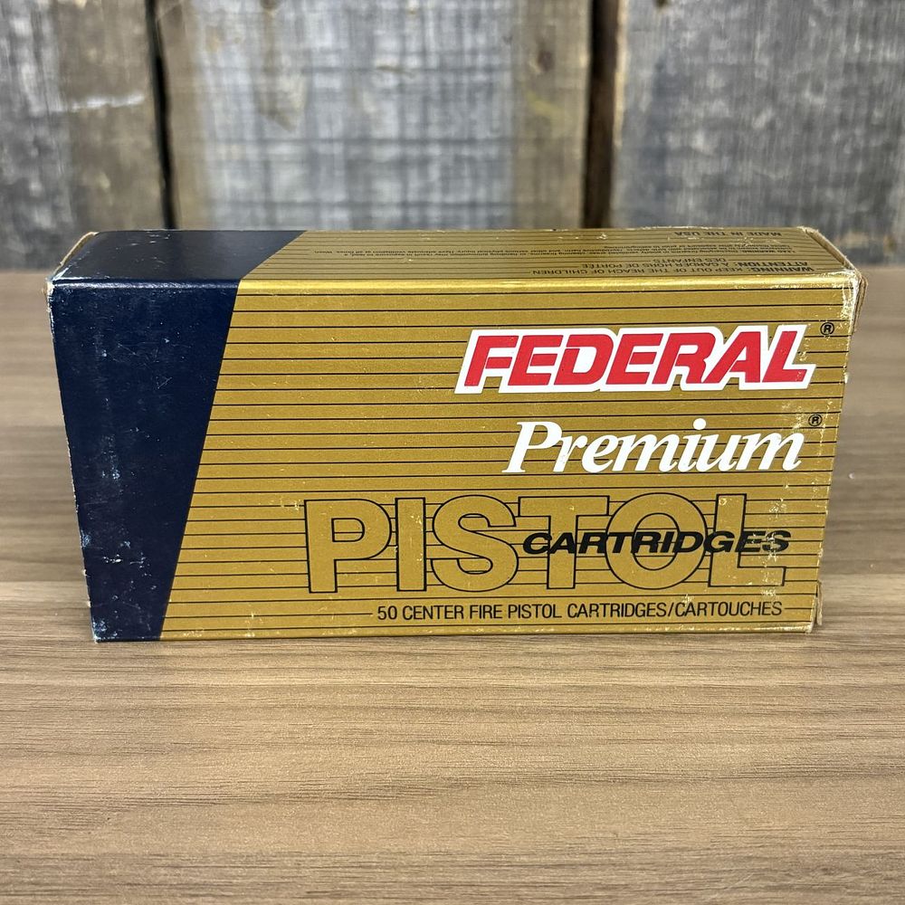 Lot 502: Fifty Rounds of Federal Premium .45 Auto 185 Grain Hydra-Shok Ammunition