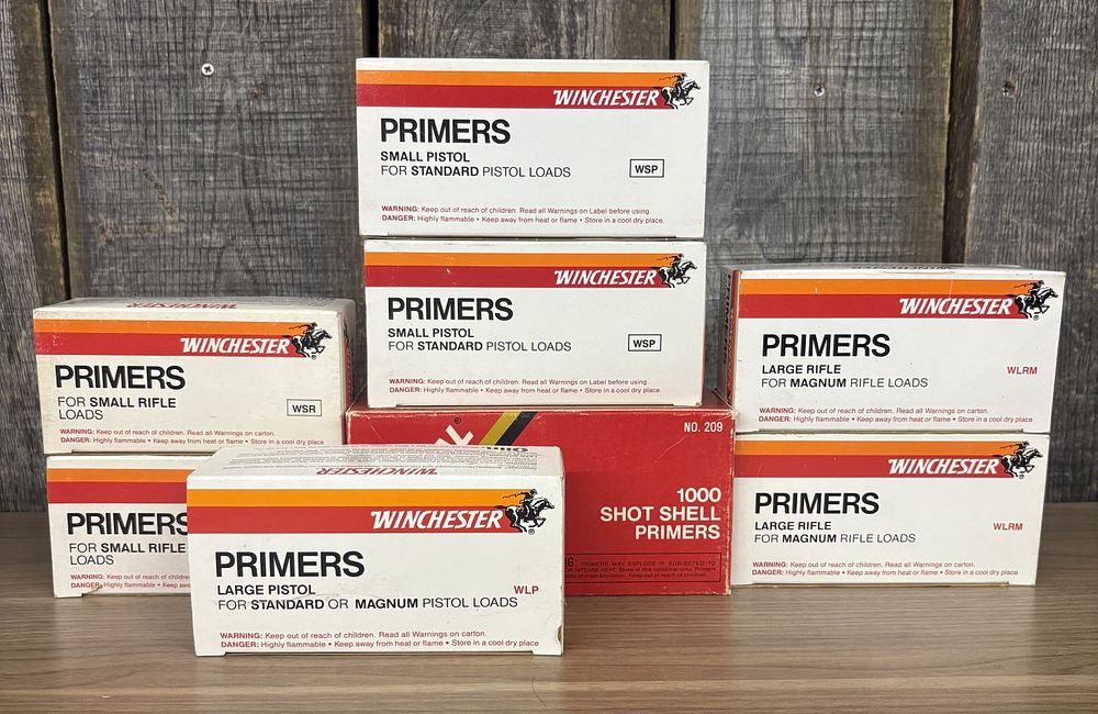 Lot 529: A Collection of Winchester and Federal Primers