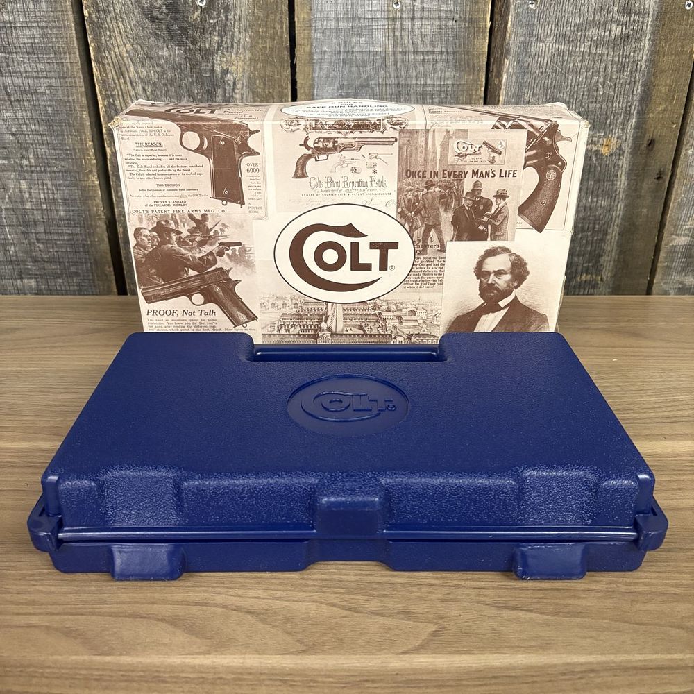 Lot 535: Colt Officers Lightweight 45 ACP Storage Case and Original Box