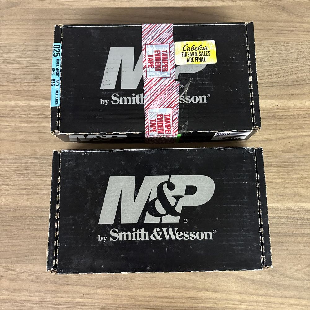 Lot 546: Two Smith and Wesson M and P Series Factory Handgun Boxes