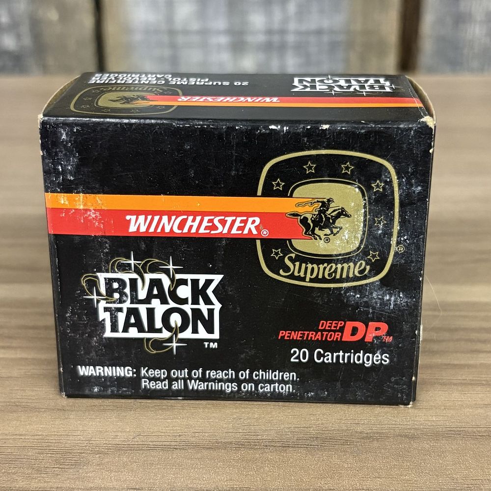 Lot 555: Winchester Supreme Black Talon .44 Remington Magnum Ammunition