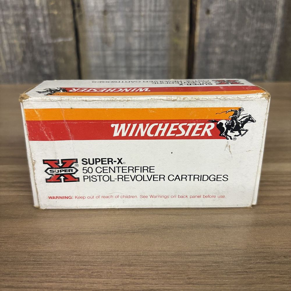 Lot 567: Winchester Super-X 38 Special 158 Grain Hollow Point +P 50 Round Cartridge Box