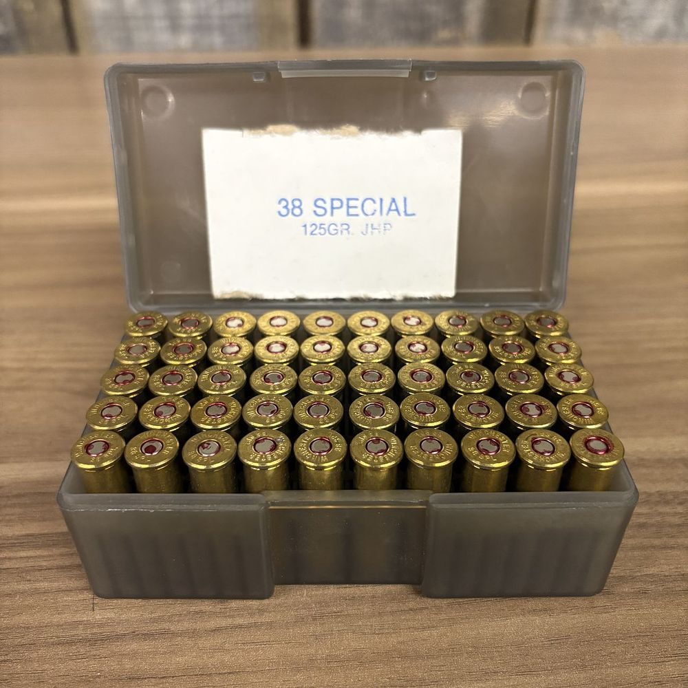 Lot 570: A Group of Winchester 38 Special 125 Grain JHP Ammunition in a Midway Case