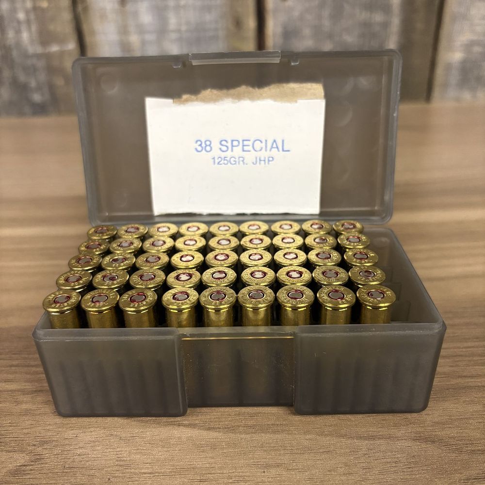 Lot 571: A Group of Winchester 38 Special 125 Grain Jacketed Hollow Point Ammunition in a Midway Case