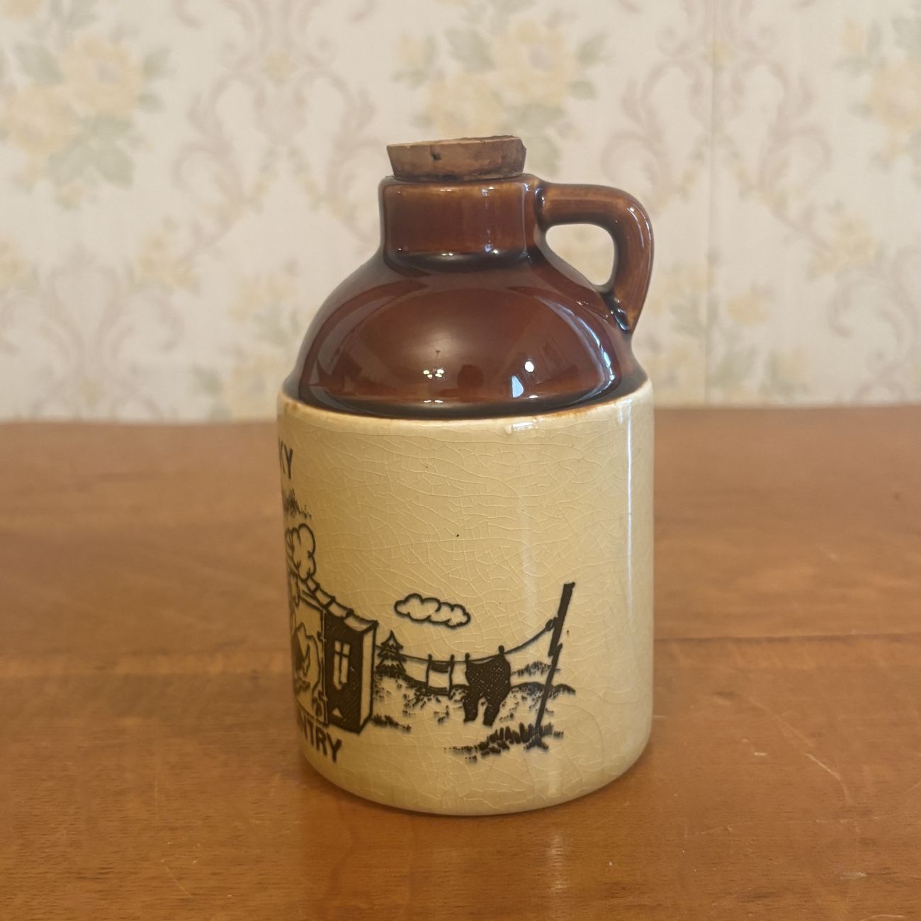 Kentucky Hillbilly Country Ceramic Souvenir Moonshine Jug