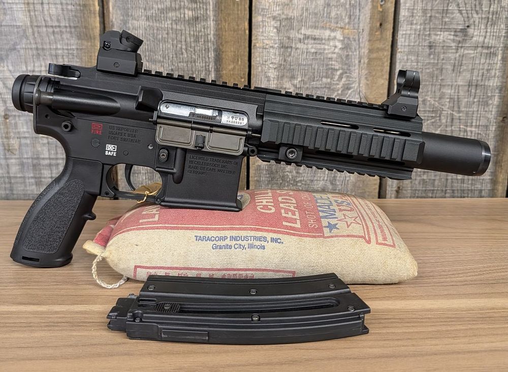 Lot 164: Carl Walther HK 416 Semi-Automatic Pistol .22 L.R. HV with 9.25 Inch Barrel