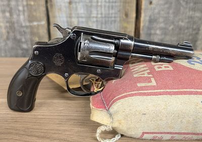 Smith and Wesson .32 Hand Ejector Model of 1903 5th Change Double Action Revolver .32 S&W Long 