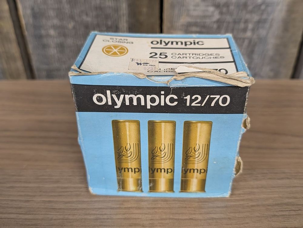 Lot 180: A Lot of 25 Olympic 12 Gauge Shotgun Shells