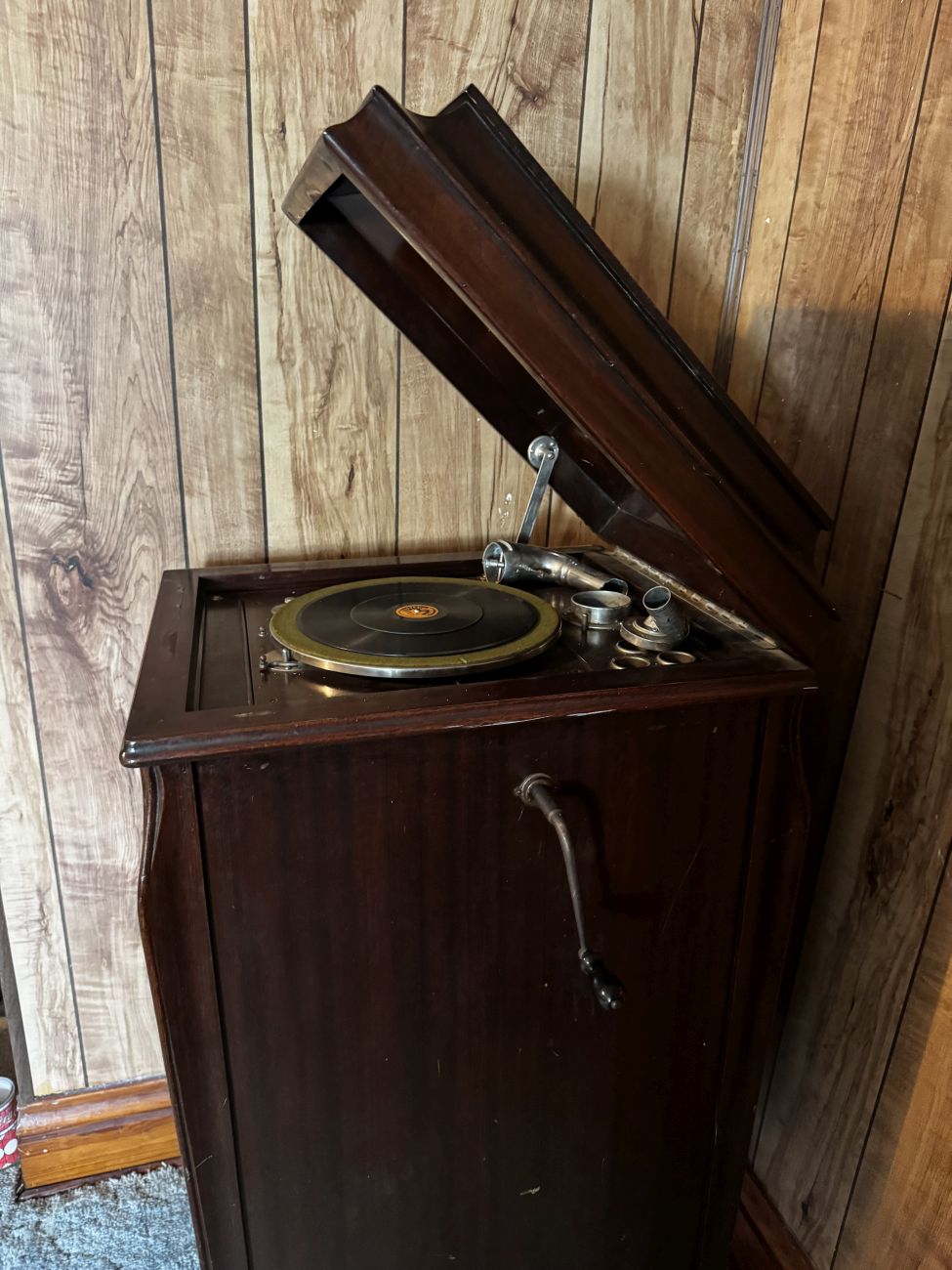 Bohon's Perfectone Wind-Up Floor Model Phonograph
