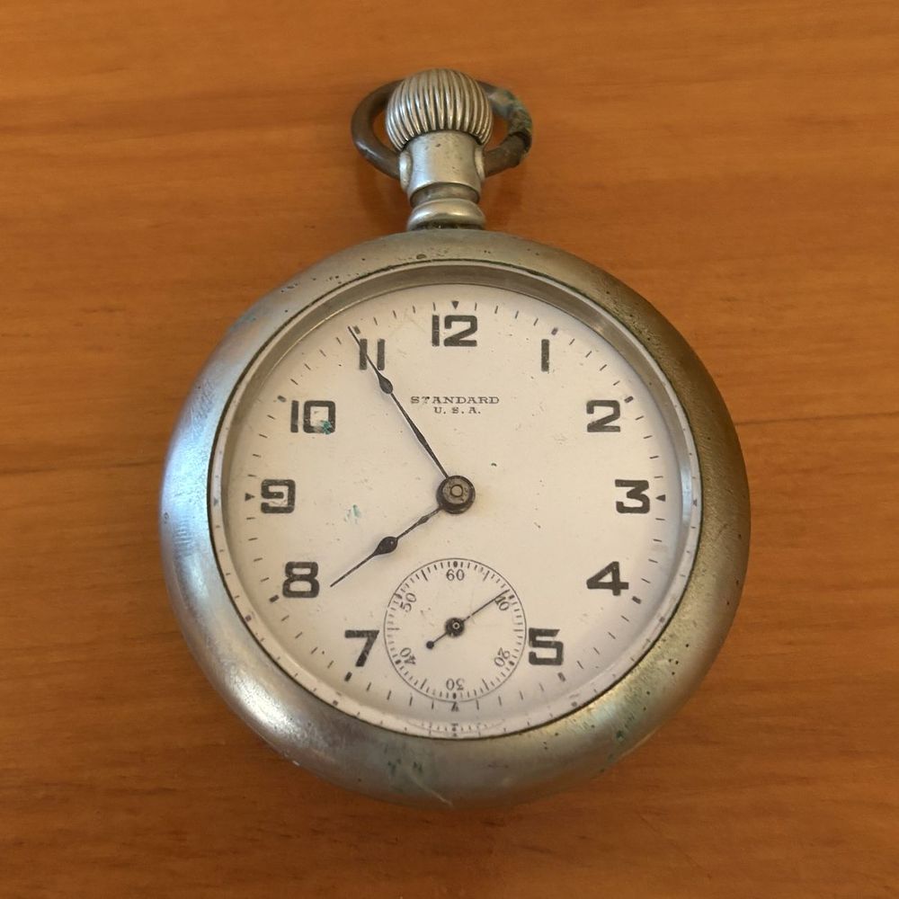 Lot 346: Standard USA Open Face Pocket Watch