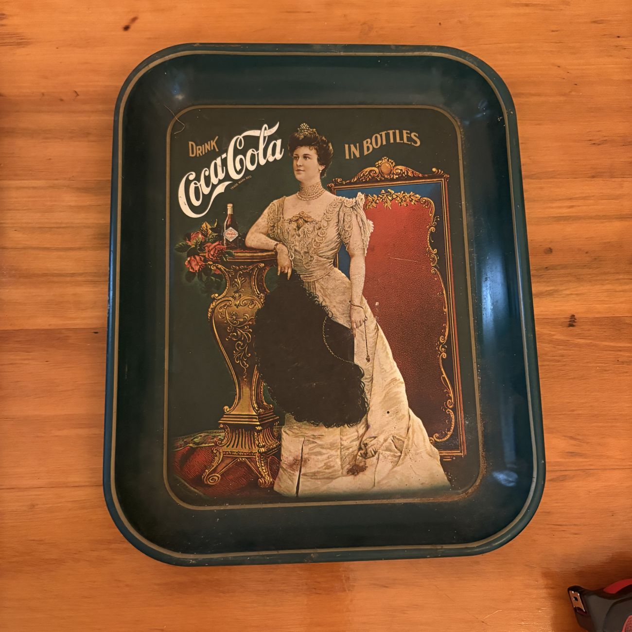 Two Coca-Cola Lithographed Metal Serving Trays