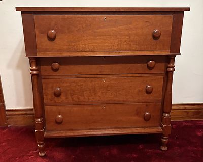 McMahan Furniture Co. Solid Cherry Empire Style Chest of Drawers. NOT AVAILABLE FOR SHIPPING 