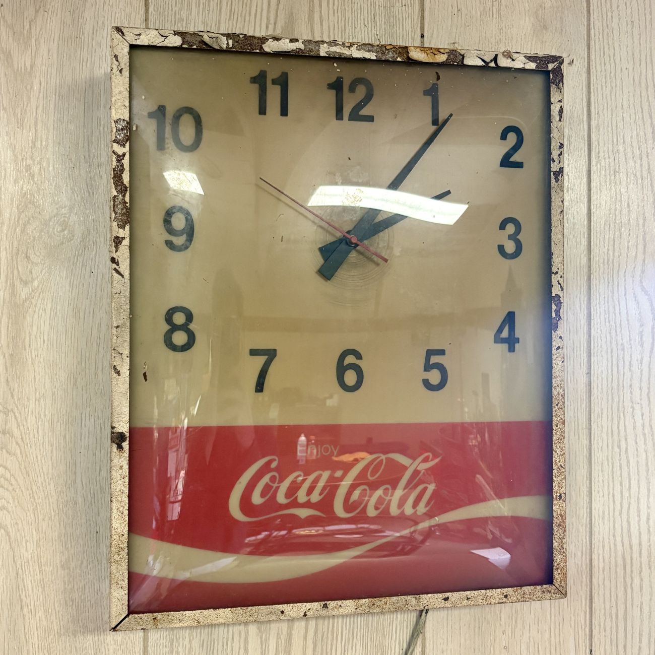 Vintage Illuminated Coca-Cola Wall Clock