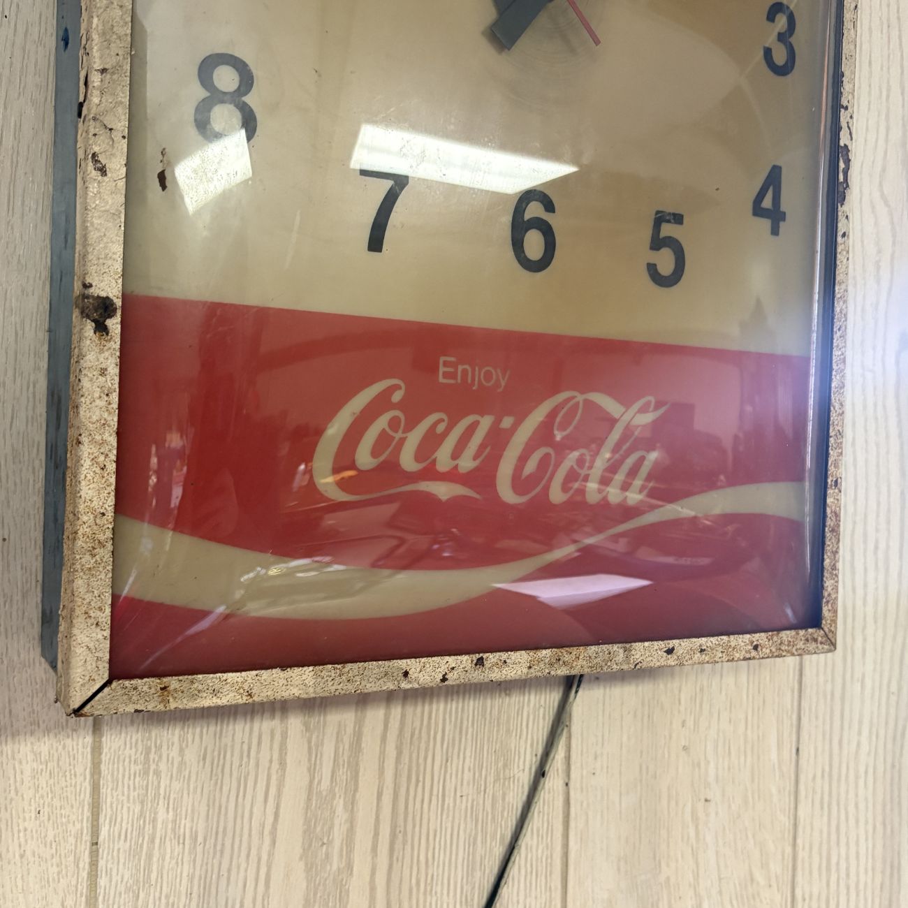 Vintage Illuminated Coca-Cola Wall Clock