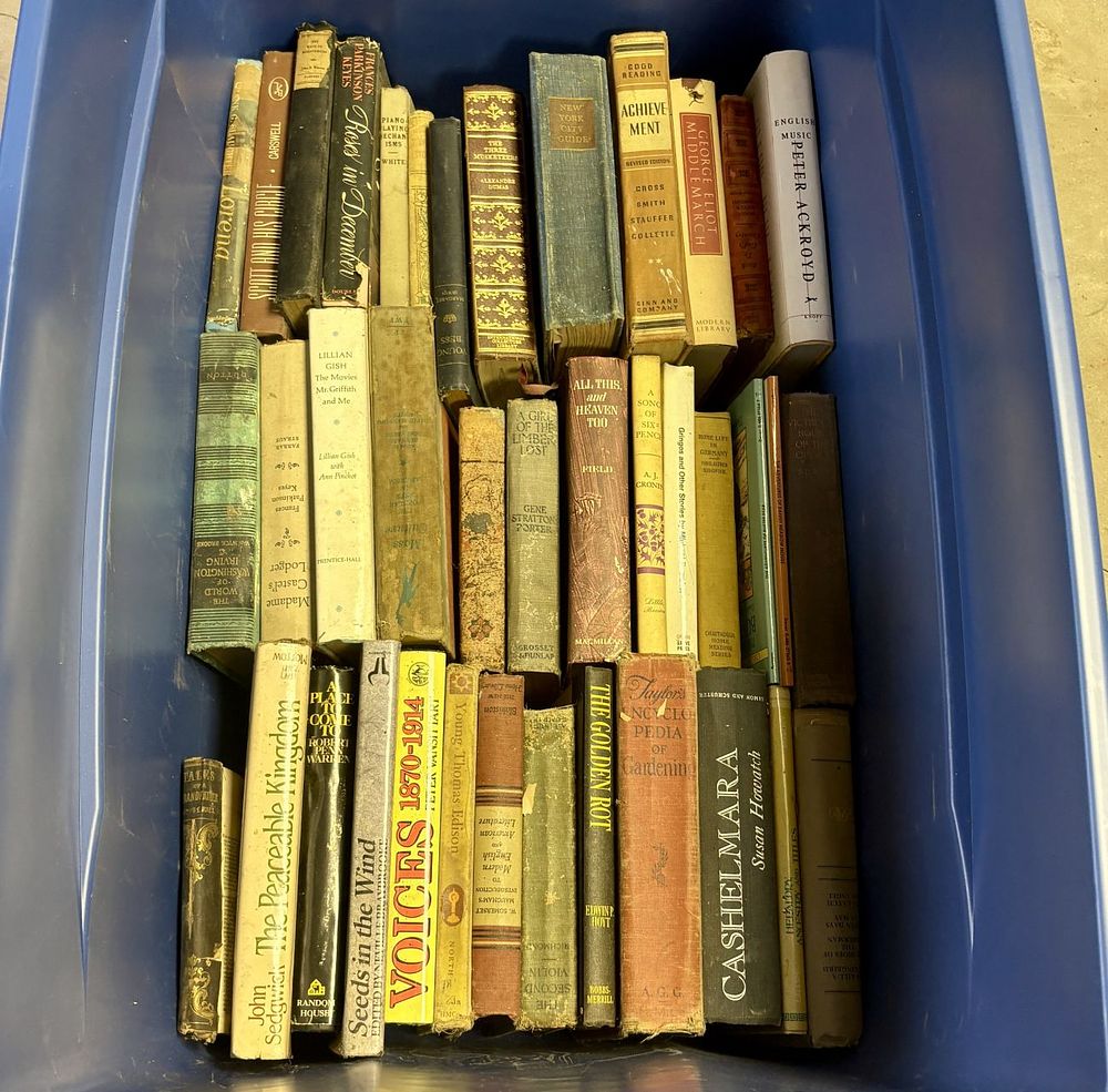 Lot 759: A Collection of Vintage Hardcover and Softcover Books, Early to Mid-20th Century (DJ)