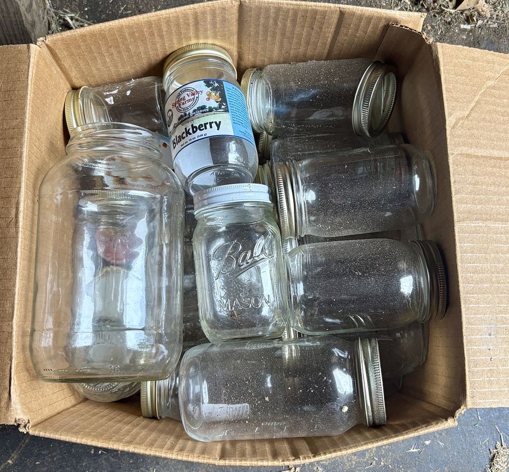 Lot 793: A Collection of Assorted Glass Food Storage and Canning Jars