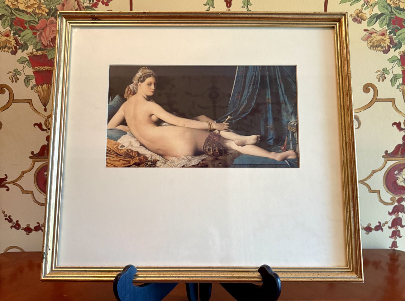 Jean-Auguste-Dominique Ingres La Grande Odalisque Framed Color Print