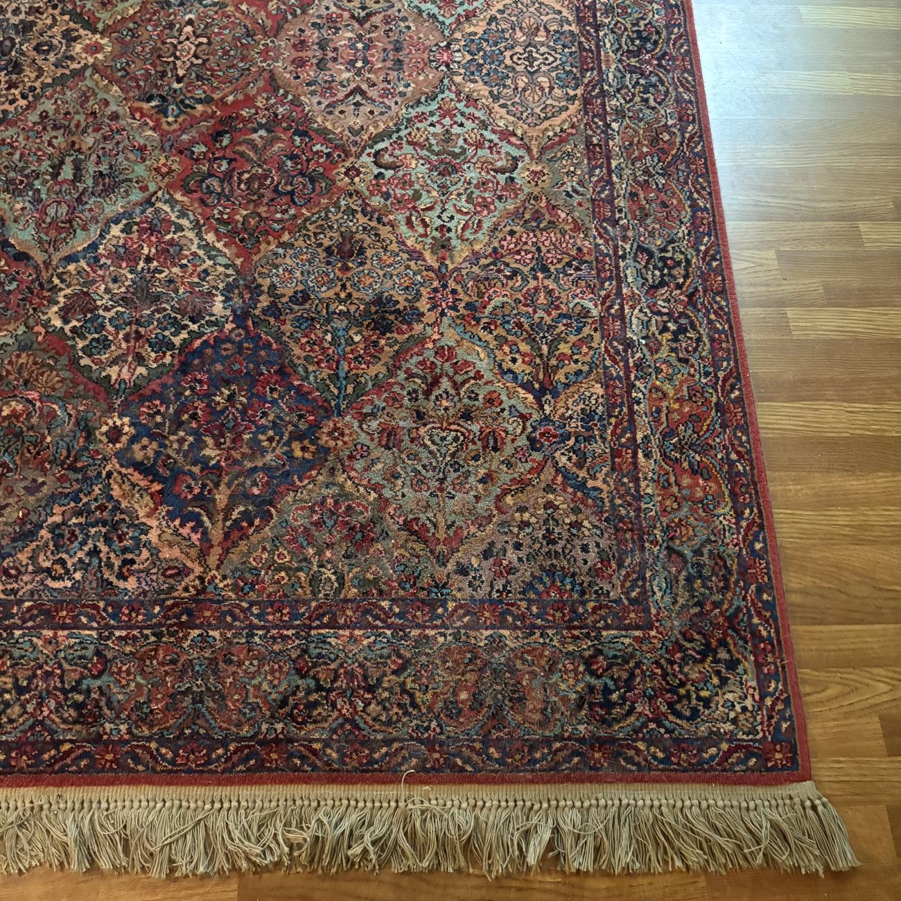 Karastan Multicolor Panel Kirman Wool Area Rug Design 717