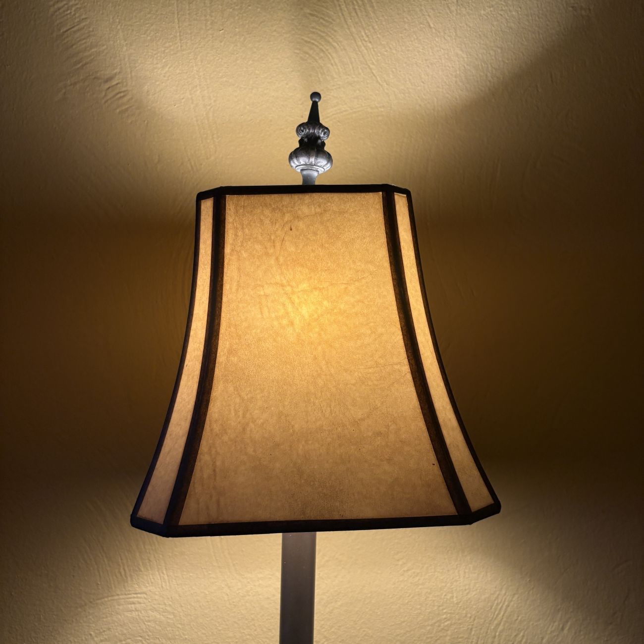 Large Figural Polychrome Metal Blackamoor Table Lamp with Marble Base