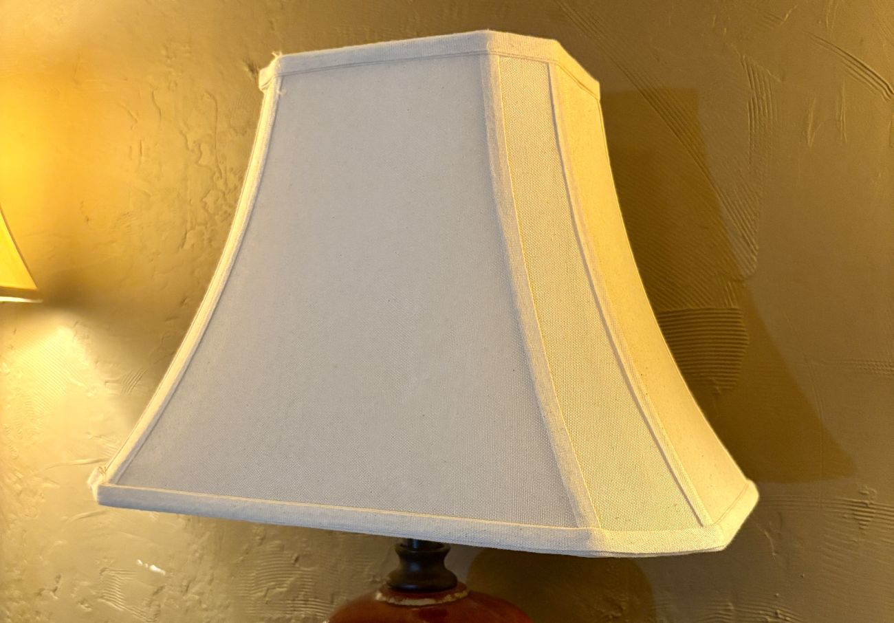 Large Glazed Red Ceramic Baluster Form Table Lamp