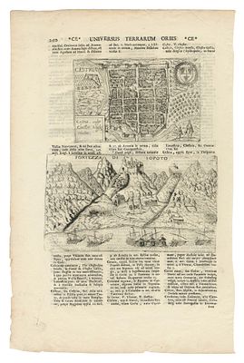 Francesco Valegio, Giuseppe Rosaccio - Padua, 1713. - "Cestria, vulgo Chester, Anglie civitatas; 