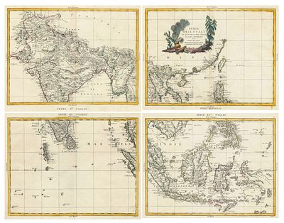 Antonio Zatta - Venice, c.1784. - "Indie Orientali di Qu&agrave; e di la Dal Gange col Loro Arcipelago". 18 