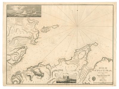 William Henry Smyth, Hydrographical Office of the Admiralty - London, 1823. - "Plan of St. Paul's 