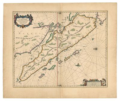 Jan Jansson - Amsterdam, c.1657. - "Sumatrae et Insularum Locorumque nonnullorum Circumiacentium 
