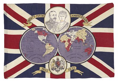 Anonymous - c. 1937. - "Souvenir flag, twenty-fifth anniversary, 1910 - 1935, King George V and 