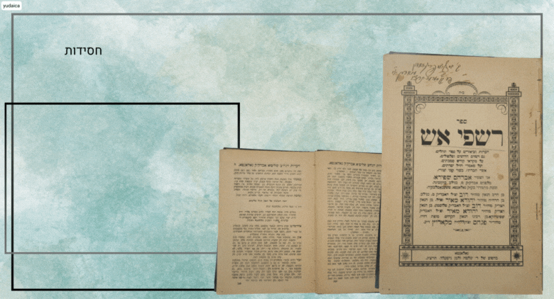 חסידות - מהדורה יחידה של ספר רשפי אש - מאת הגאון החסיד רבי אברהם שפירא, מגזע אדמו"ר הק' רבי 