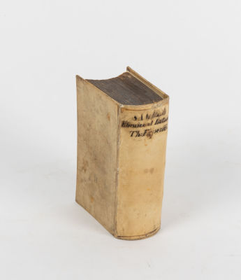 Book of Samuel with Latin Translation. A unique Edition. Original parchment binding. 
. Leiden 