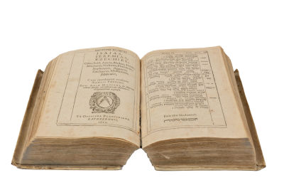 Psalms and Prophets. Leiden 1610. . Leiden 1610. Printed by Franciscus Raphelengius, son-in-law 