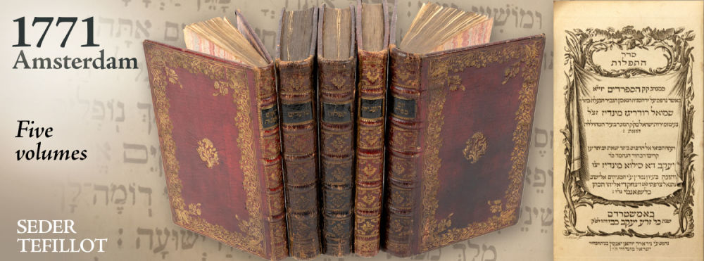 Seder Tefillot, Machzorim for High Holy Days and Festivals and Seder Ta’aniyot. Complete 