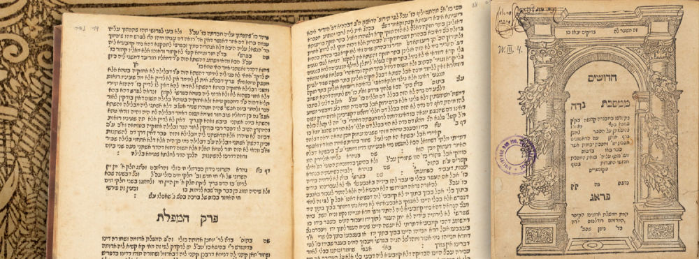 Novellae from the MaHarsha on Masechet Niddah. Prague, 1602. First Edition During the 