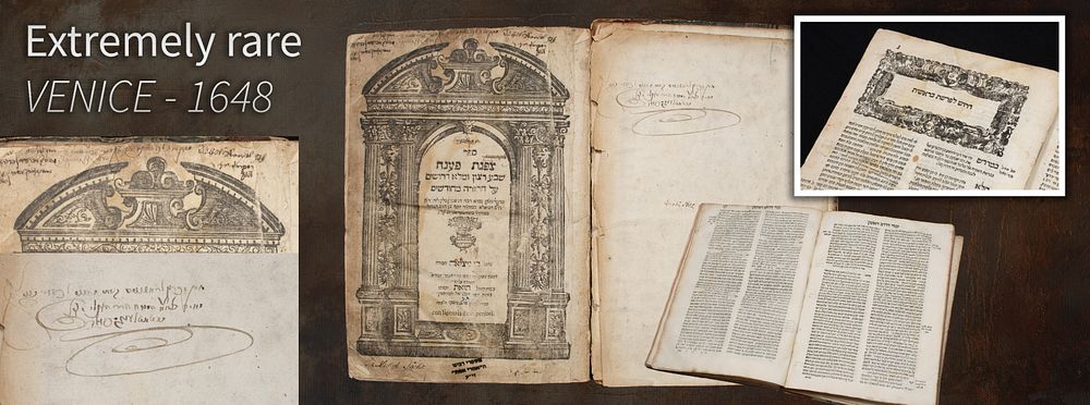 ספר צפנת פענח ויניציאה ת"ח.
היה בבעלות של רשכבה"ג הגאון רבי אברהם ברודא אב"ד פראג, מיץ