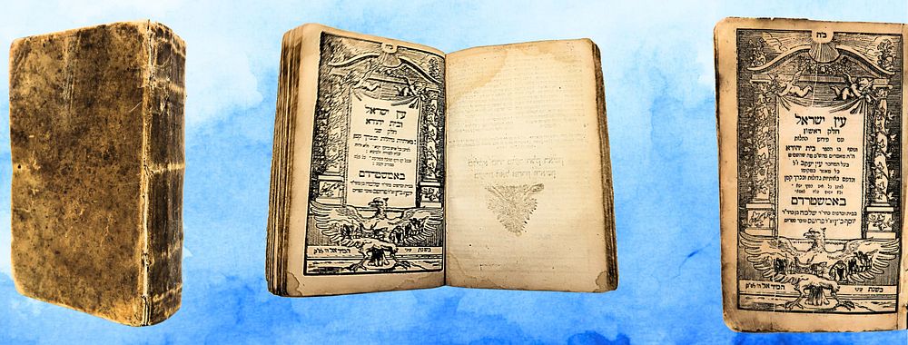 עין יעקב עם 'בית יהודא', סט ב' חלקים, אמשטרדם תפ"ה 
עין יעקב, עם פירוש המלות, ונוסף בו הספר 