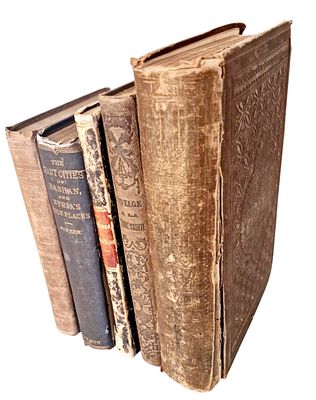 Collection of travel books in Palestine - Land of Israel, Holy Land, photographs, engravings