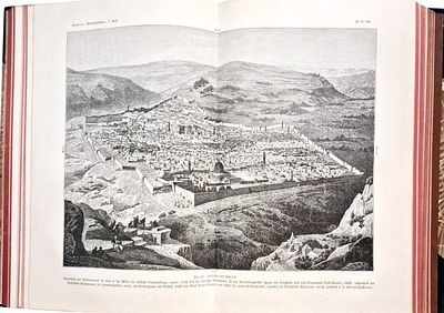 סיורים בפלשתינה ובסביבה, למעלה מ - 100 איורים , מפות
1895, וינה, מינכן. Wanderfahrten und
