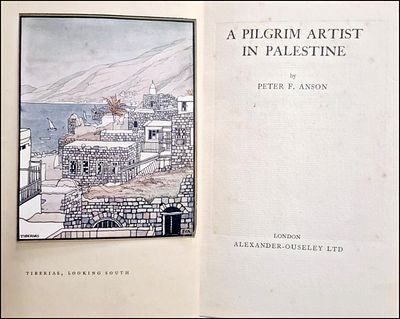 Travel book to Jerusalem and Palestine - many illustrated plates in the style of A.M. Lillian