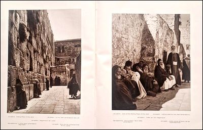 Palestine, People and Landscapes, Photo Book, 1925 Karl Grober Explanations in 5 languages. פלשתי