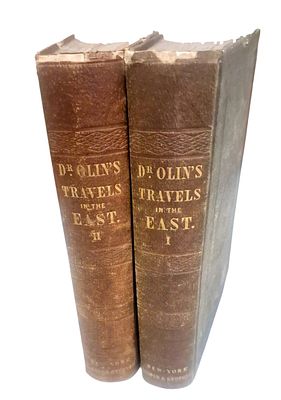 A Journey through the Holy Land, Palestine, Egypt and Arabia – Stephen Olin – New York, 1844 –
